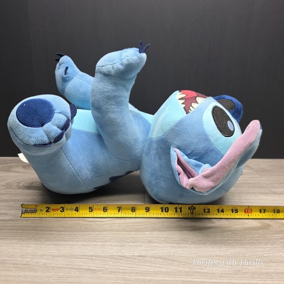 Disney 20" Lilo & Stitch  Plush - Bending Ears - Stitch With Hand Out By Gemmy - Picture 14 of 16